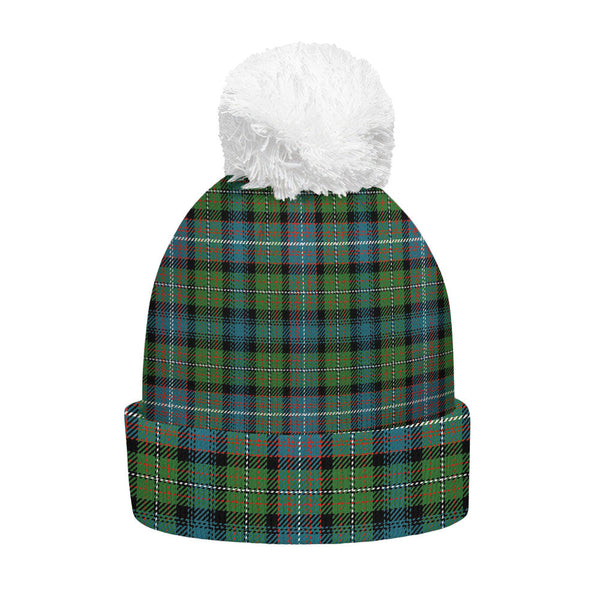 Rankin (Dalgliesh) Ancient Clan Badge Tartan Bobble Beanie Hat