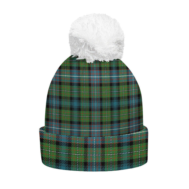 Rankin (Dalgliesh) Ancient Clan Badge Tartan Bobble Beanie Hat