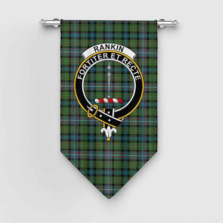 Rankin (Dalgliesh) Ancient Clan Badge Tartan Gonfalon