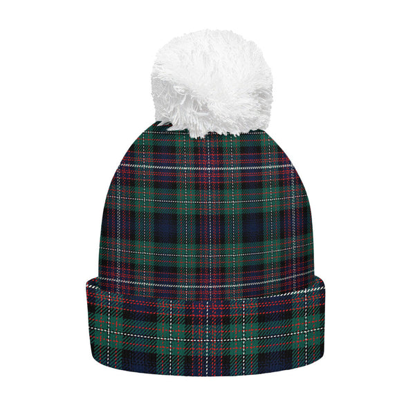 Rankin (Dalgliesh) Modern Clan Badge Tartan Bobble Beanie Hat