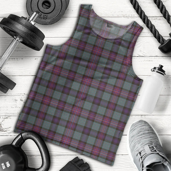 Rankin (Dalgliesh) Weathered Clan Badge Tartan Men Tank Top