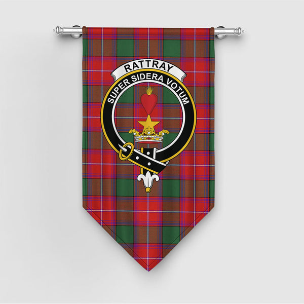 Rattray Modern Clan Badge Tartan Gonfalon