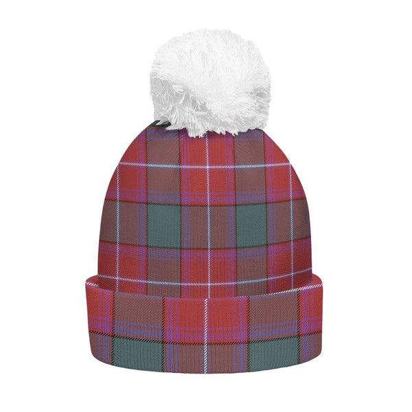 Rattray Weathered Clan Badge Tartan Bobble Beanie Hat