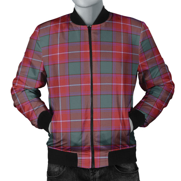 Rattray Weathered Clan Badge Tartan Bomber Jacket