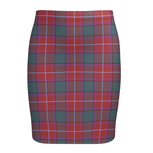 Rattray Weathered Tartan Fitted Skirt
