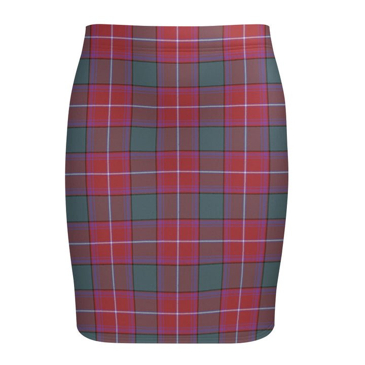 Rattray Weathered Tartan Fitted Skirt