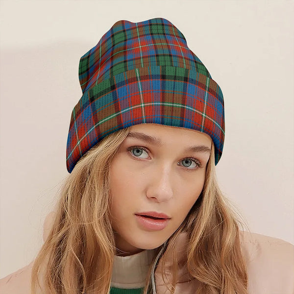 Rattray of Lude Ancient Clan Badge Tartan Knitted Beanie