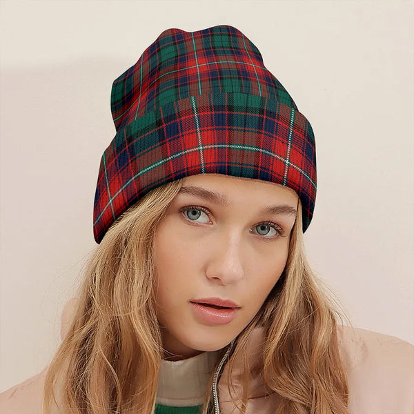 Rattray of Lude Modern Clan Badge Tartan Knitted Beanie