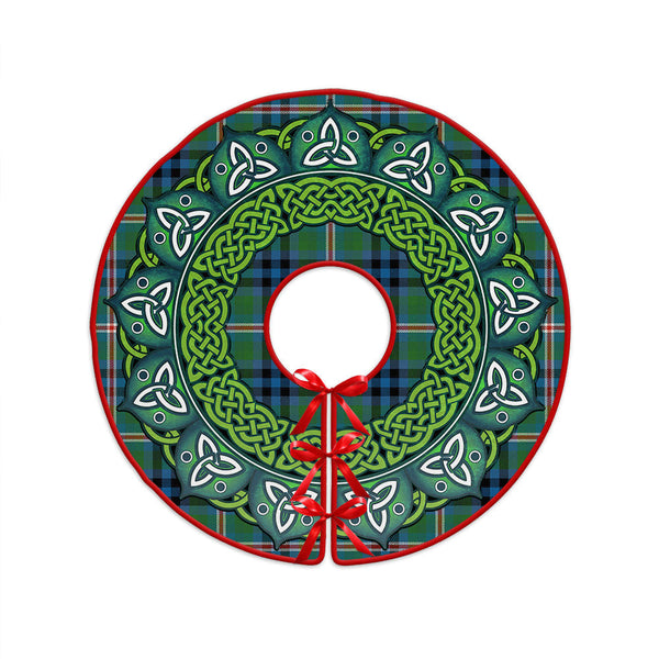 Reid (Mill City) Ancient Clan Badge Tartan Christmas Tree Skirt Heritage Holiday Decor