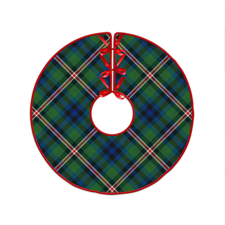 Reid (Mill City) Modern Clan Badge Tartan Christmas Tree Skirt
