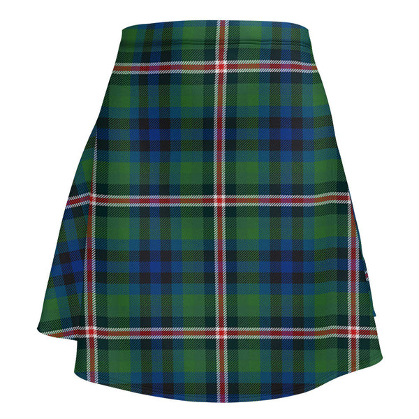 Reid (Mill City) Modern Clan Badge Tartan Flared Skirt