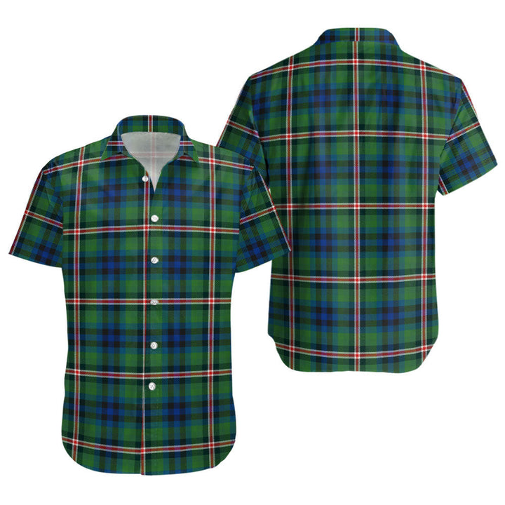 Reid (Mill City) Modern Clan Badge Tartan Short Sleeve Shirt