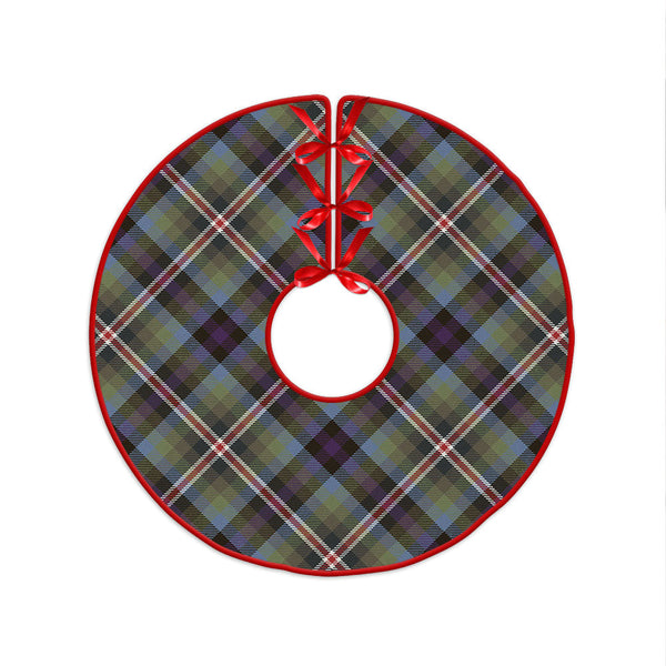 Reid (Mill City) Weathered Clan Badge Tartan Christmas Tree Skirt