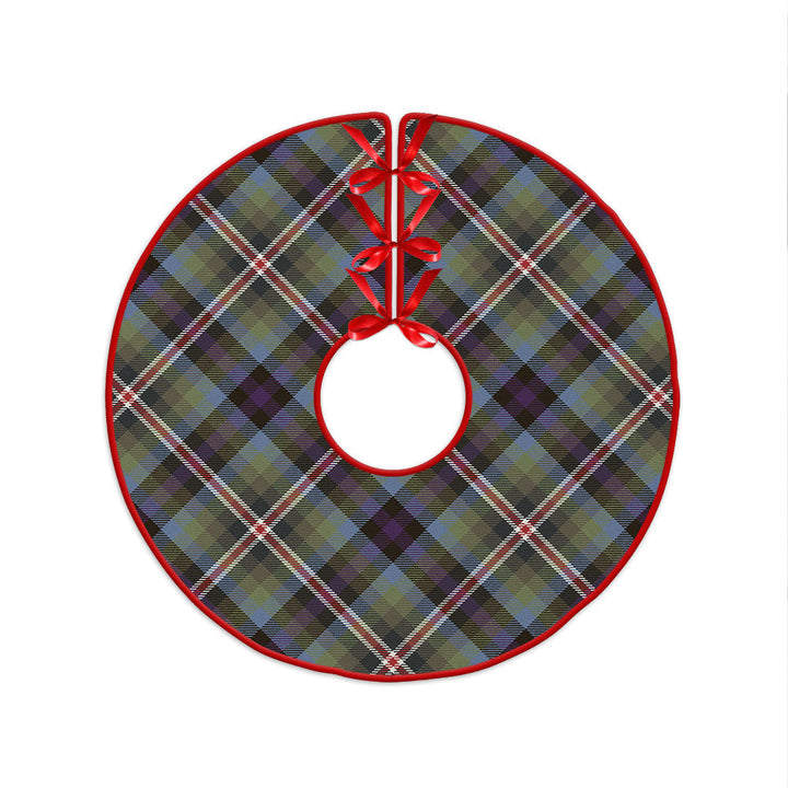 Reid (Mill City) Weathered Clan Badge Tartan Christmas Tree Skirt
