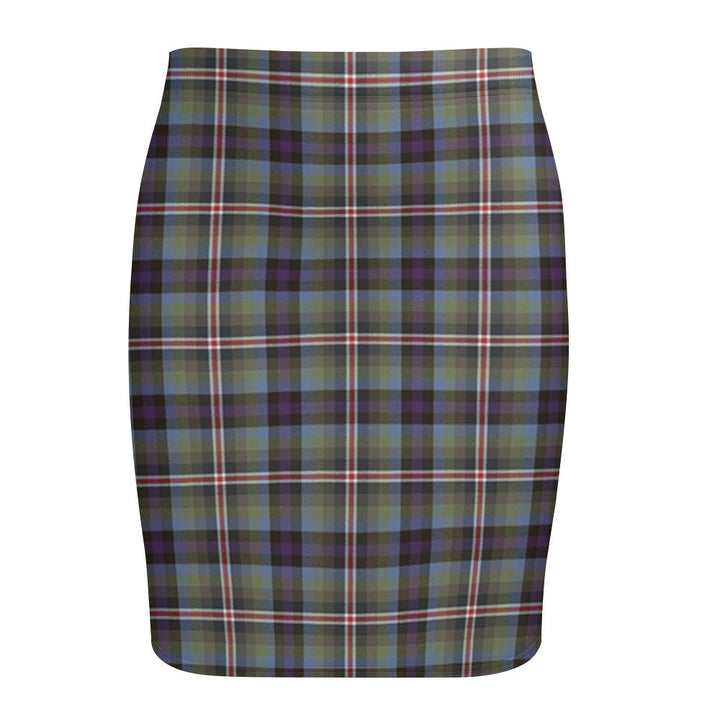 Reid (Mill City) Weathered Tartan Fitted Skirt
