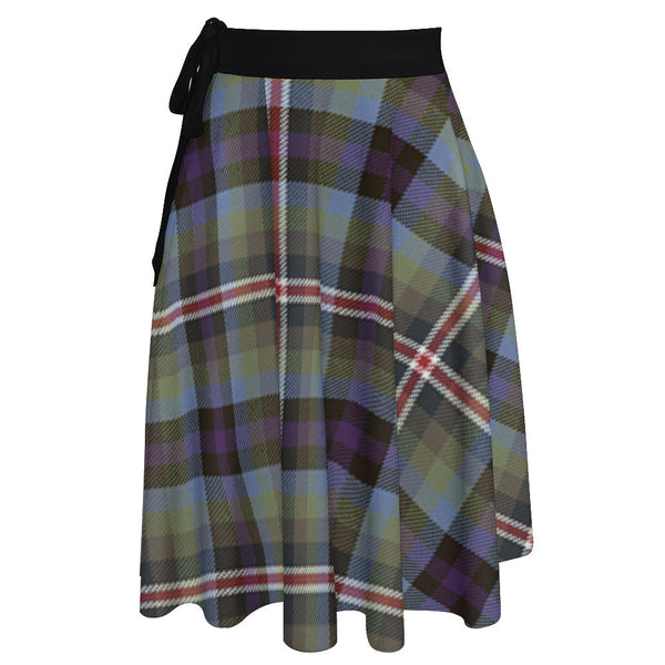 Reid (Mill City) Weathered Tartan Wrap Skirt