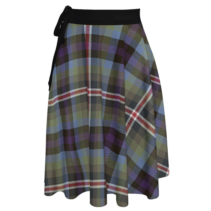 Reid (Mill City) Weathered Tartan Wrap Skirt