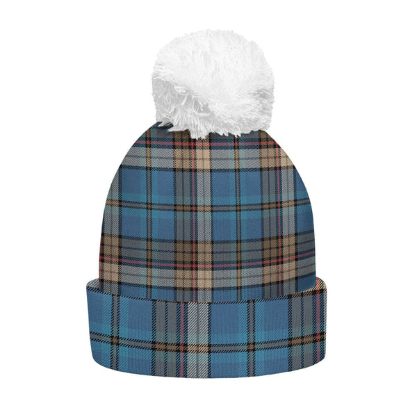 Renton Ancient Clan Badge Tartan Bobble Beanie Hat