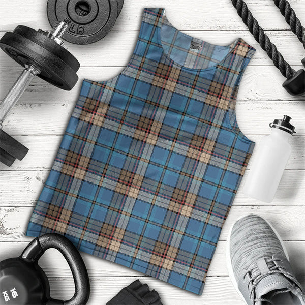 Renton Ancient Clan Badge Tartan Men Tank Top