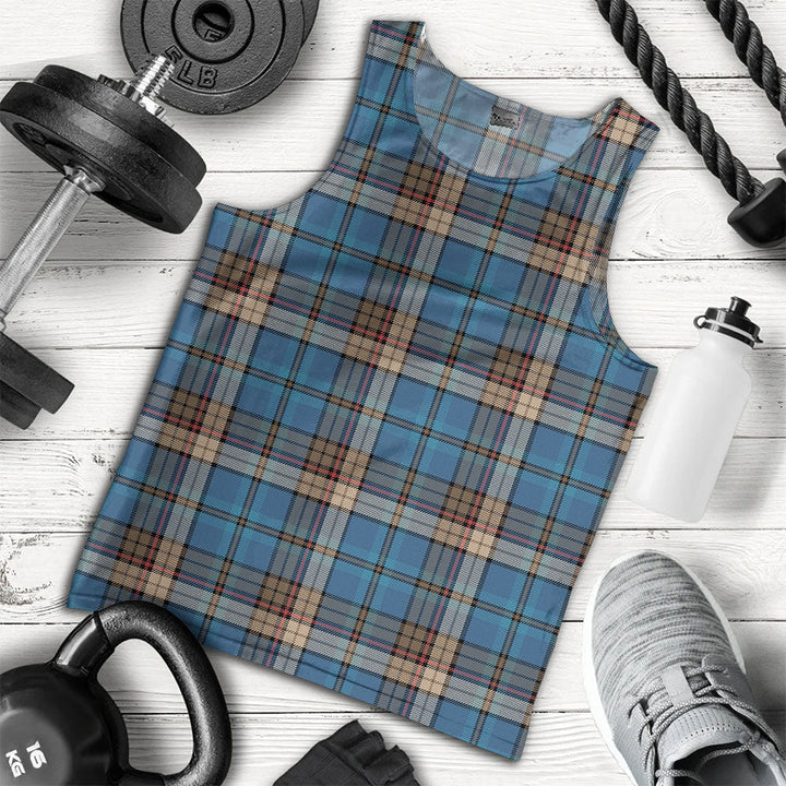 Renton Ancient Clan Badge Tartan Men Tank Top
