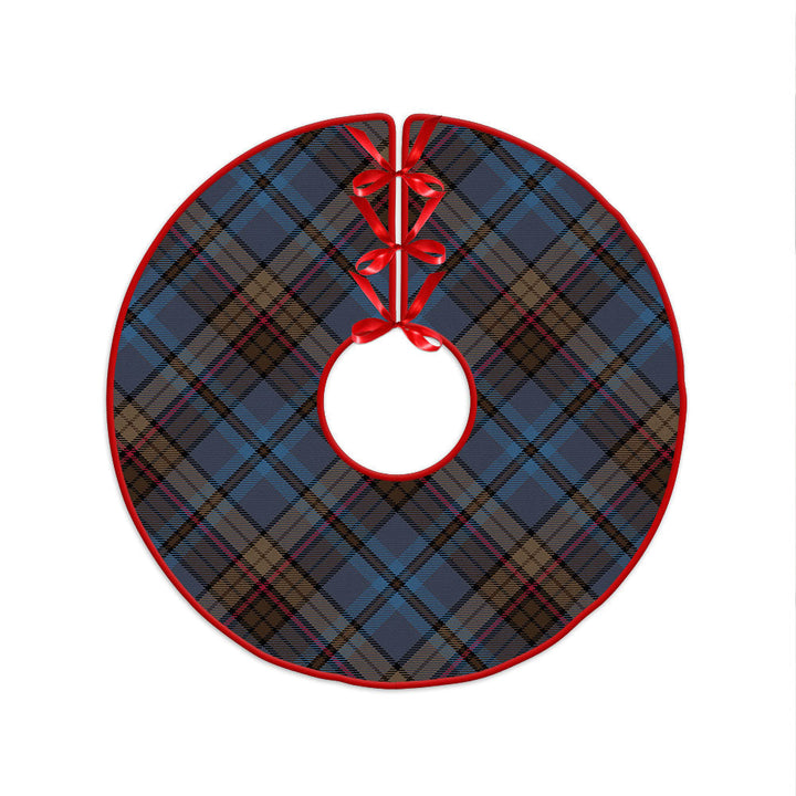 Renton Modern Clan Badge Tartan Christmas Tree Skirt
