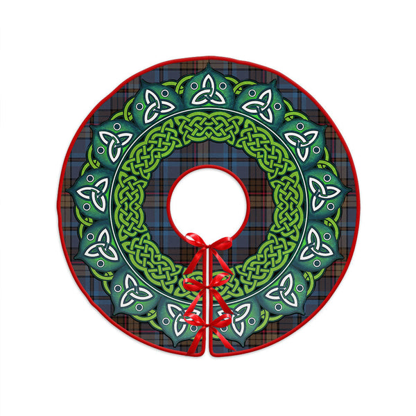 Renton Modern Clan Badge Tartan Christmas Tree Skirt Heritage Holiday Decor