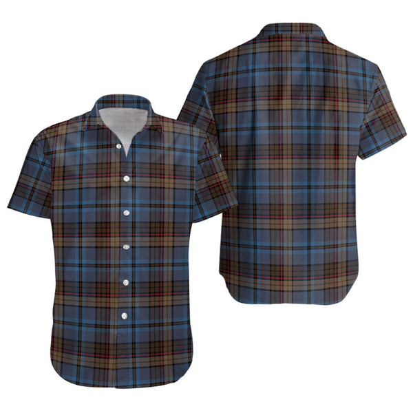 Renton Modern Clan Badge Tartan Short Sleeve Shirt
