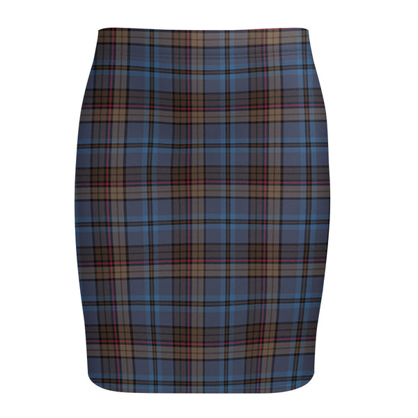 Renton Modern Tartan Fitted Skirt