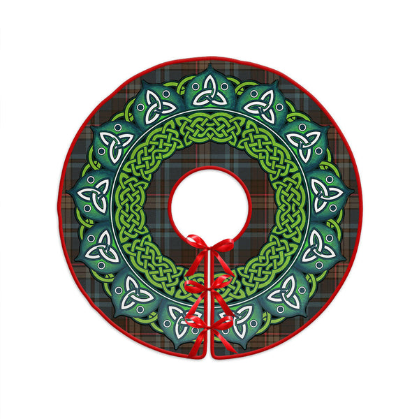Renton Weathered Clan Badge Tartan Christmas Tree Skirt Heritage Holiday Decor