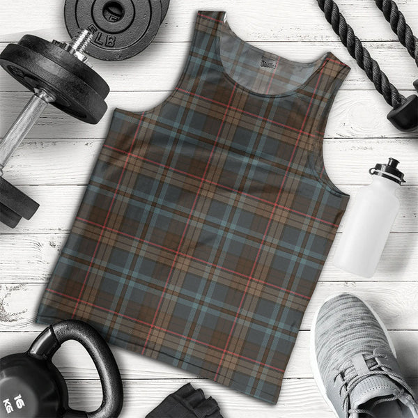 Renton Weathered Clan Badge Tartan Men Tank Top