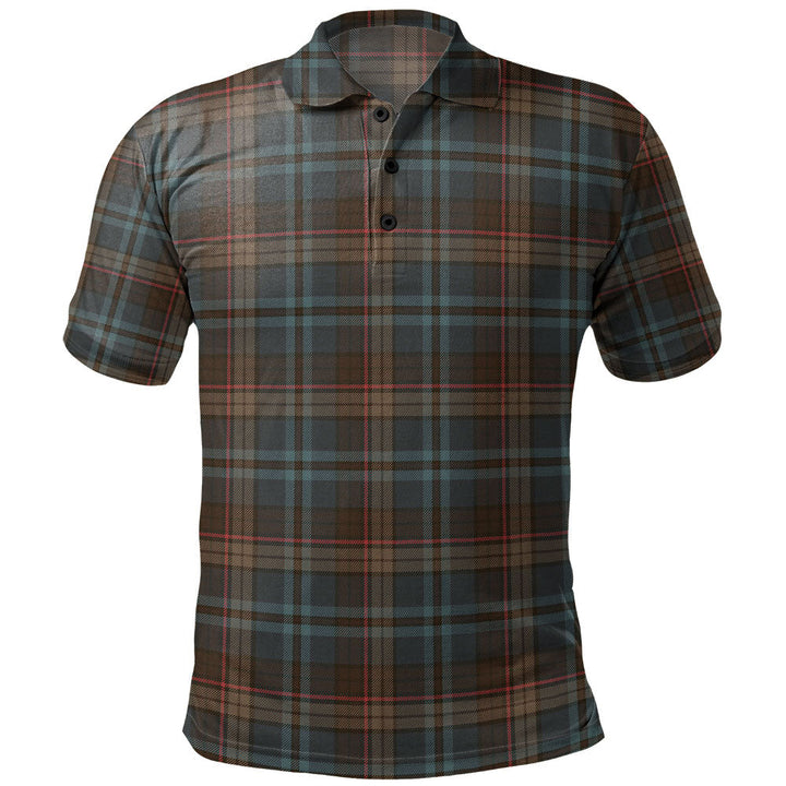 Renton Weathered Clan Badge Tartan Polo Shirt