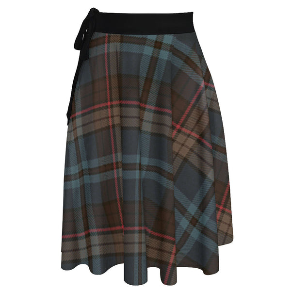 Renton Weathered Tartan Wrap Skirt