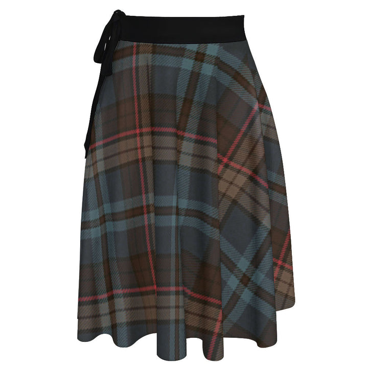 Renton Weathered Tartan Wrap Skirt
