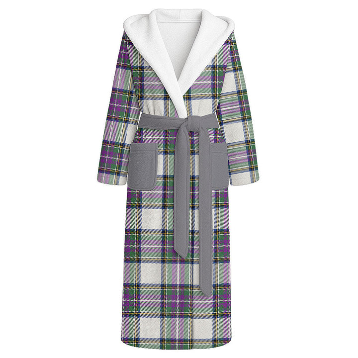 Richards (Pritchard) Modern Clan Badge Tartan Flannel Hooded Bathrobe