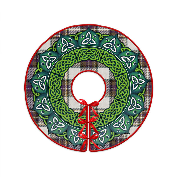 Richards (Pritchard) Weathered Clan Badge Tartan Christmas Tree Skirt Heritage Holiday Decor
