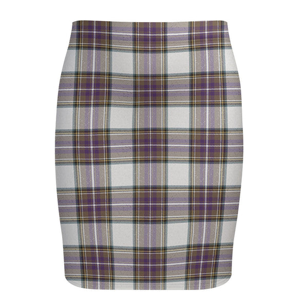 Richards (Pritchard) Weathered Tartan Fitted Skirt