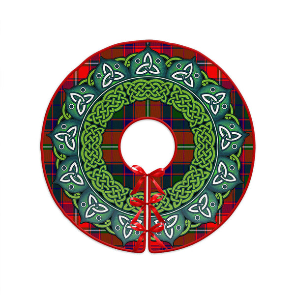Riddell Clan Badge Tartan Christmas Tree Skirt Heritage Holiday Decor