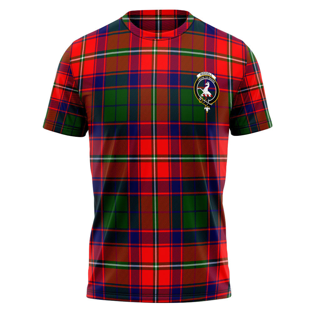 S Ridell Riddell Clan Badge Tartan T-Shirt | Celticprime.com – celticprime