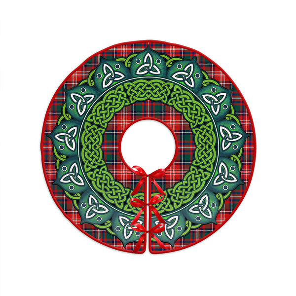 Ritchie Modern Clan Badge Tartan Christmas Tree Skirt Heritage Holiday Decor