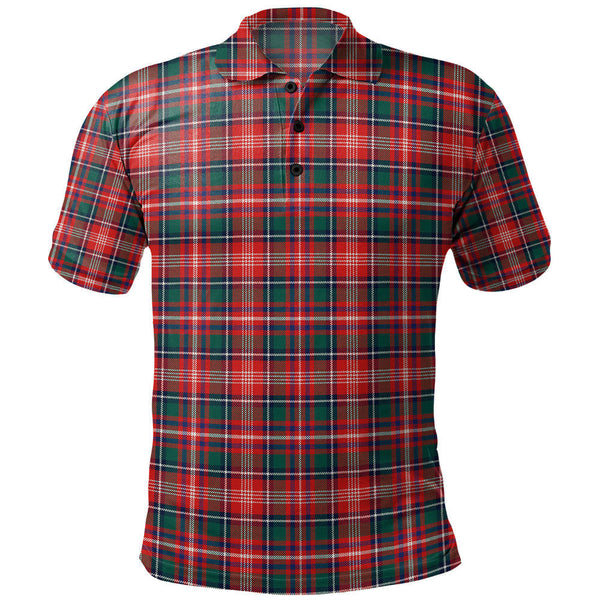 Ritchie Modern Clan Badge Tartan Polo Shirt