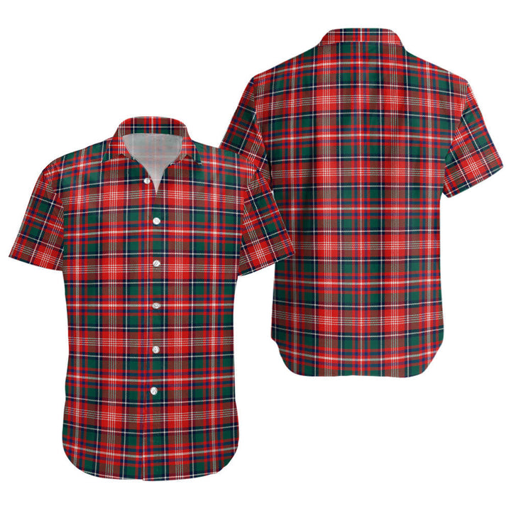 Ritchie Modern Clan Badge Tartan Short Sleeve Shirt