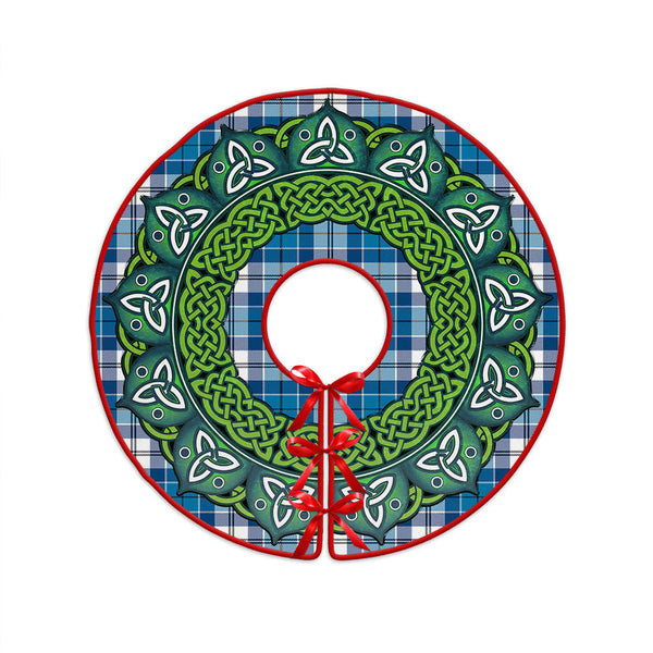Roberton Clan Badge Tartan Christmas Tree Skirt Heritage Holiday Decor