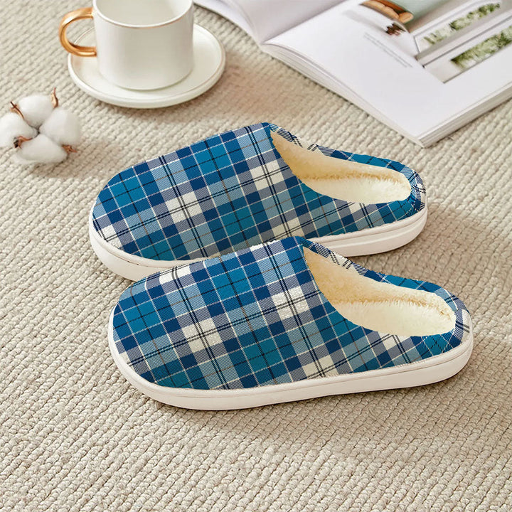 Roberton Clan Badge Tartan Plush Slipper
