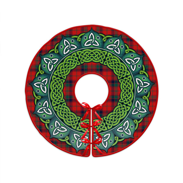 Robertson Modern Clan Badge Tartan Christmas Tree Skirt Heritage Holiday Decor