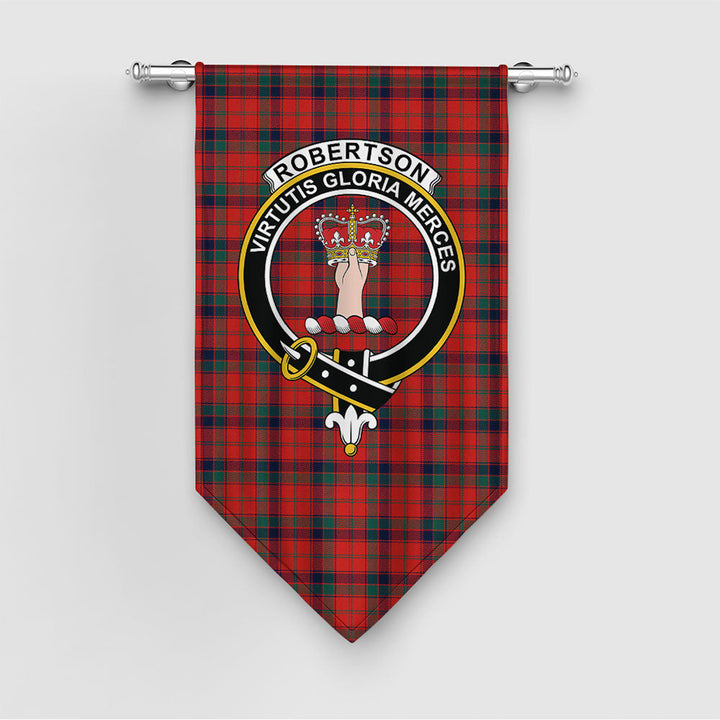 Robertson Modern Clan Badge Tartan Gonfalon