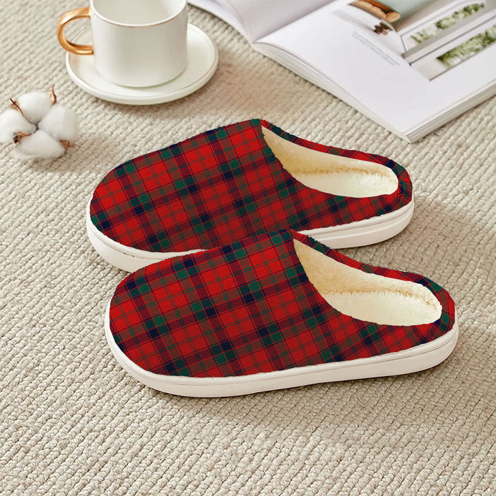 Robertson Modern Clan Badge Tartan Plush Slipper