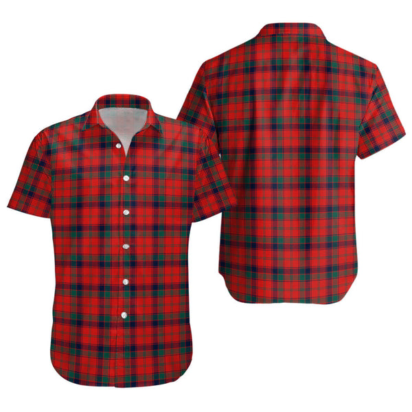 Robertson Modern Clan Badge Tartan Short Sleeve Shirt