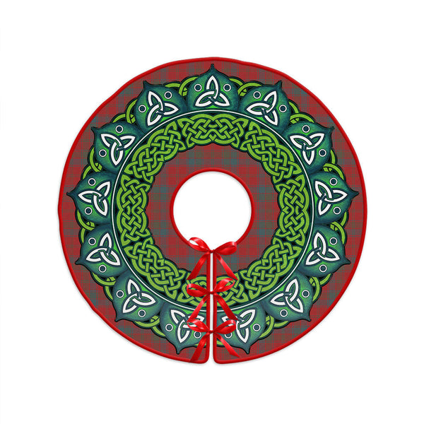 Robertson Weathered Clan Badge Tartan Christmas Tree Skirt Heritage Holiday Decor