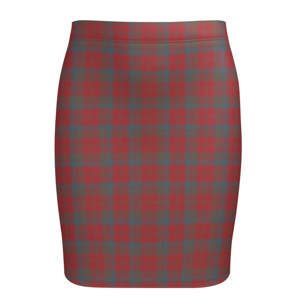 Robertson Weathered Tartan Fitted Skirt
