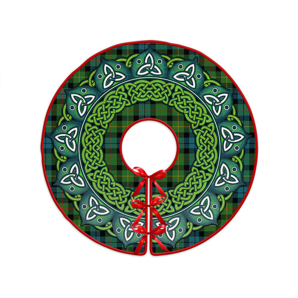 Rollo Ancient Clan Badge Tartan Christmas Tree Skirt Heritage Holiday Decor